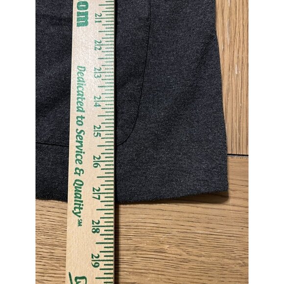 J.‎ Jill Sweater Women Grey Open Front Long Sleeve Pockets Size Medium Classic - Picture 5 of 9